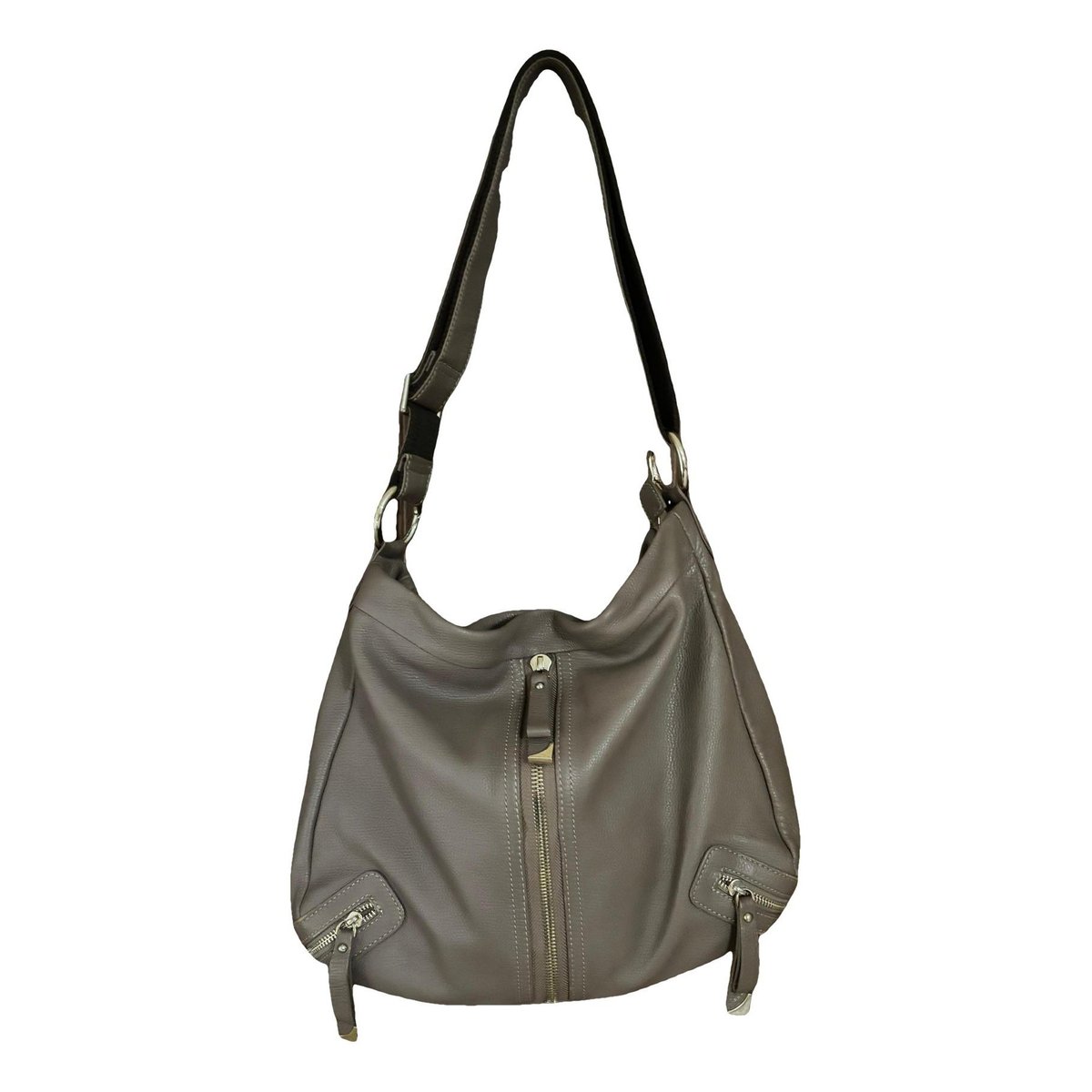 Shopping Media leather tote