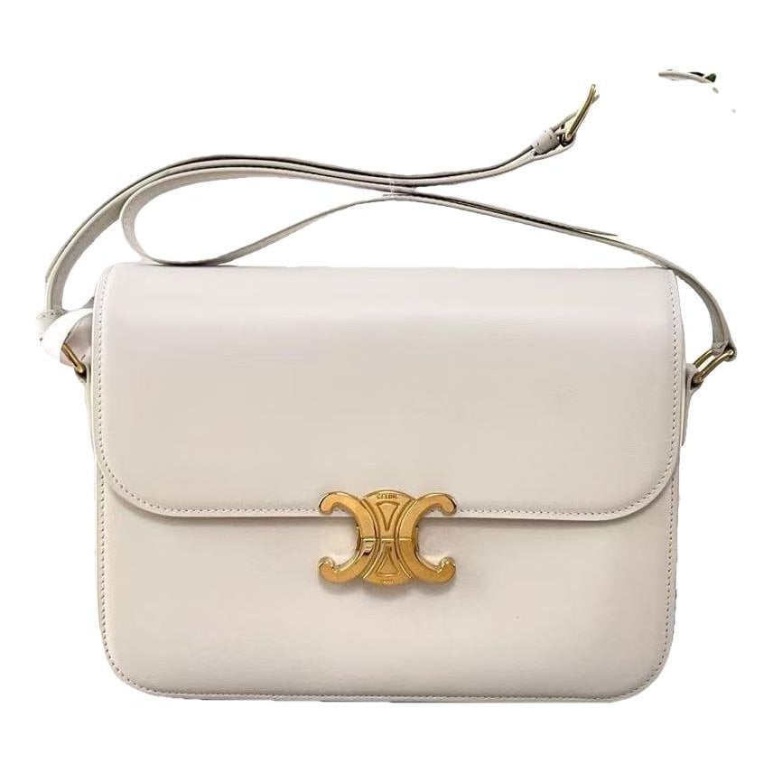 Triomphe leather handbag