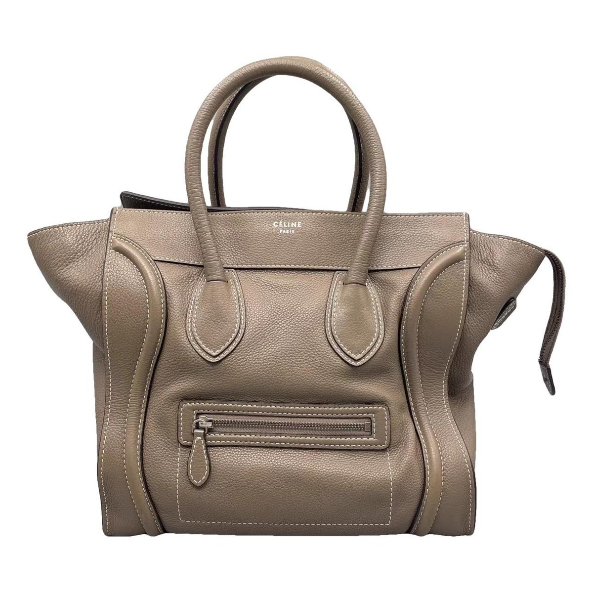 Luggage leather handbag