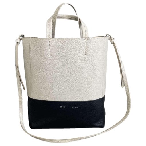 Cabas Horizotal leather crossbody bag