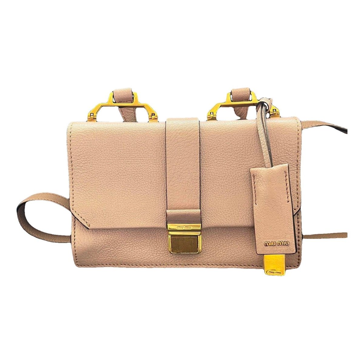Miu Lady leather handbag