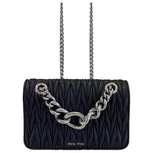 Miu Club leather handbag