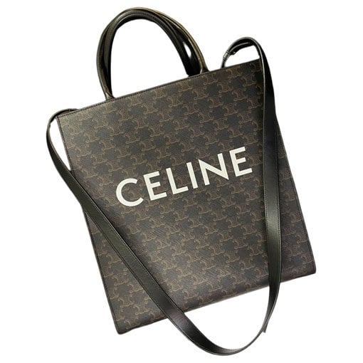 Cabas Vertical vinyl crossbody bag
