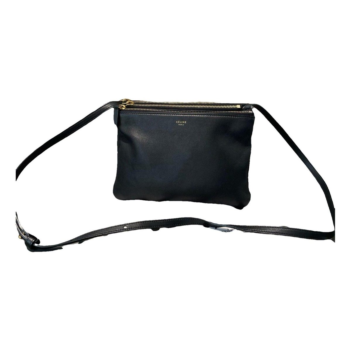 Trio leather crossbody bag