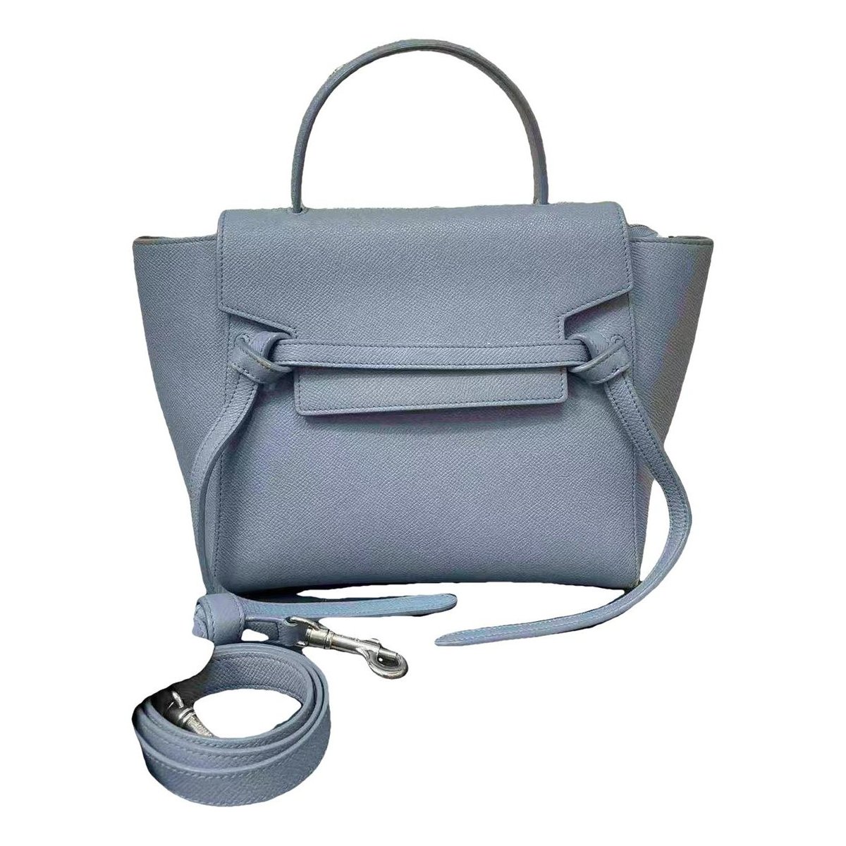 Belt leather handbag