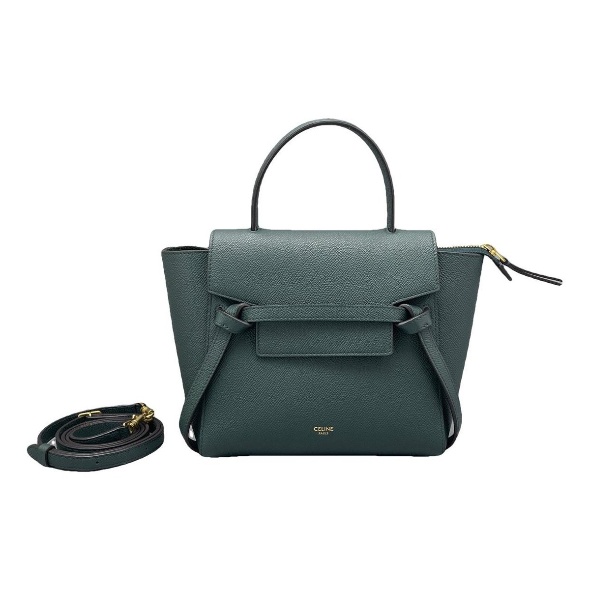 Belt leather handbag