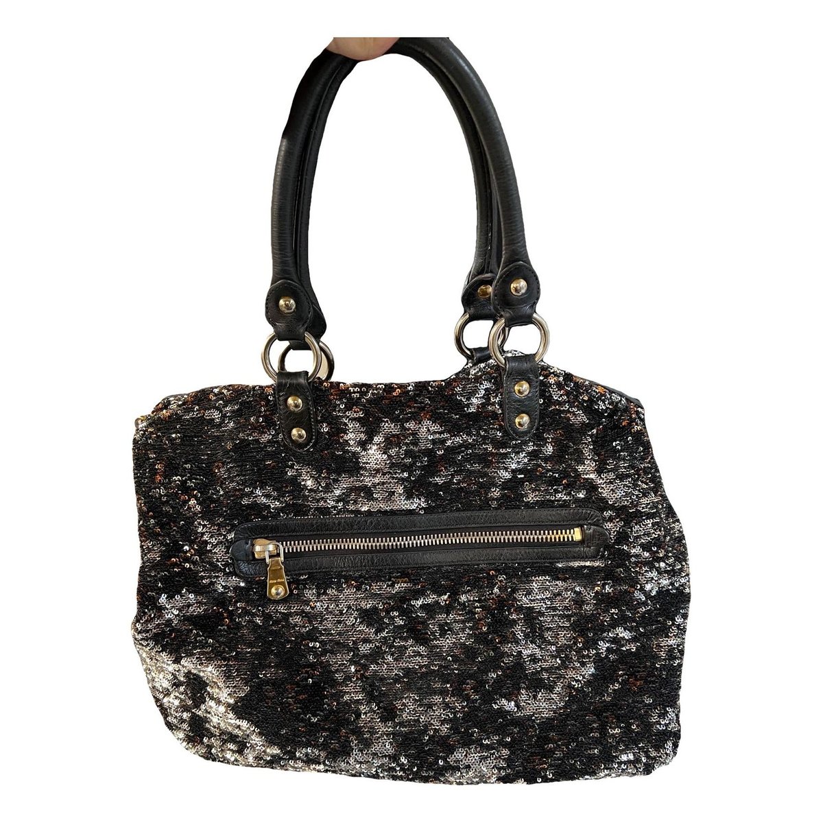 Vitello glitter handbag