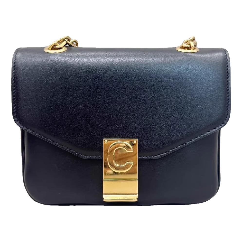 C bag leather handbag