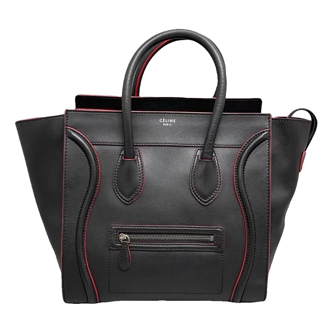 Luggage leather handbag