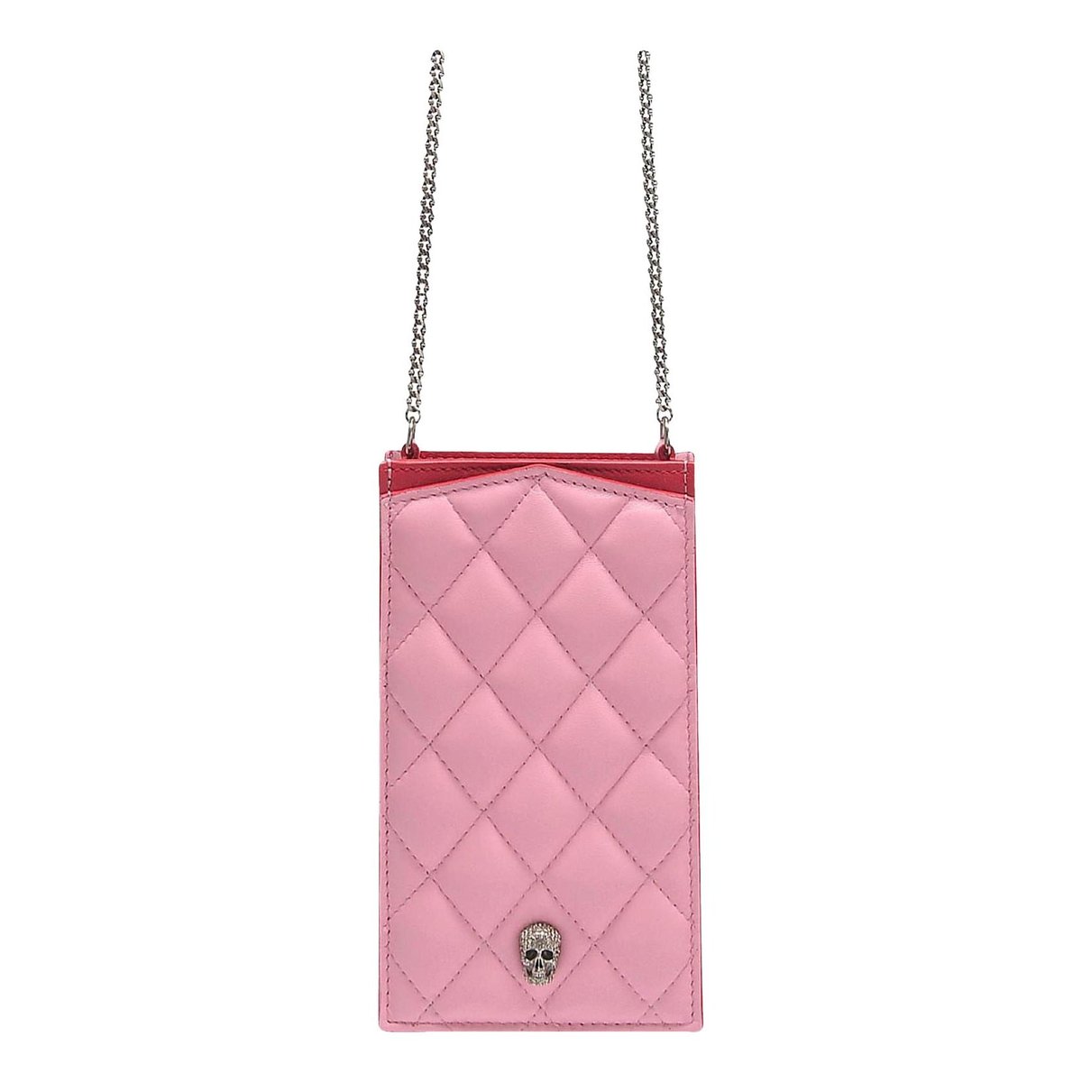 Vegan leather clutch bag