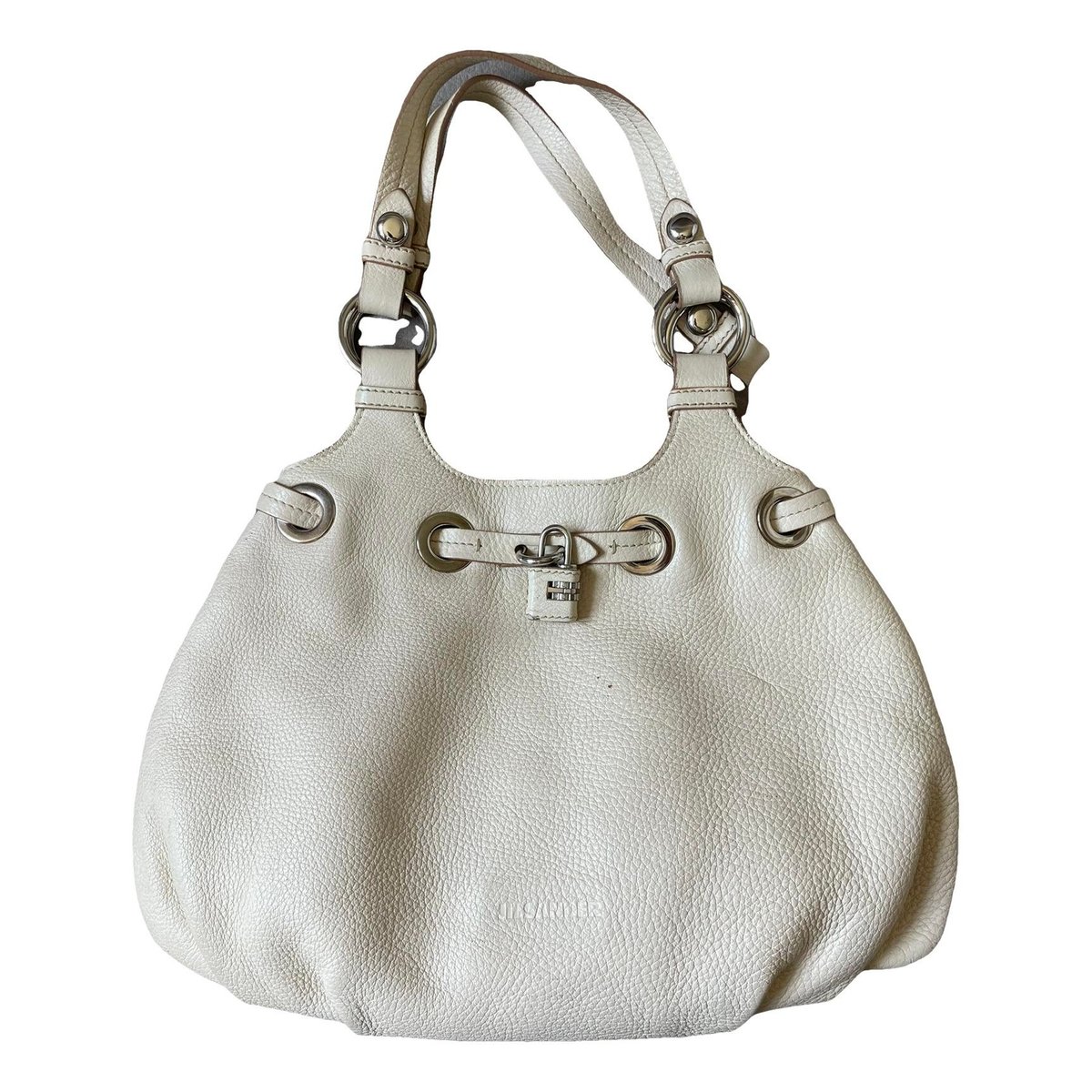 Shopper leather handbag