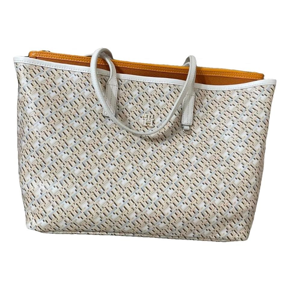 Leather tote