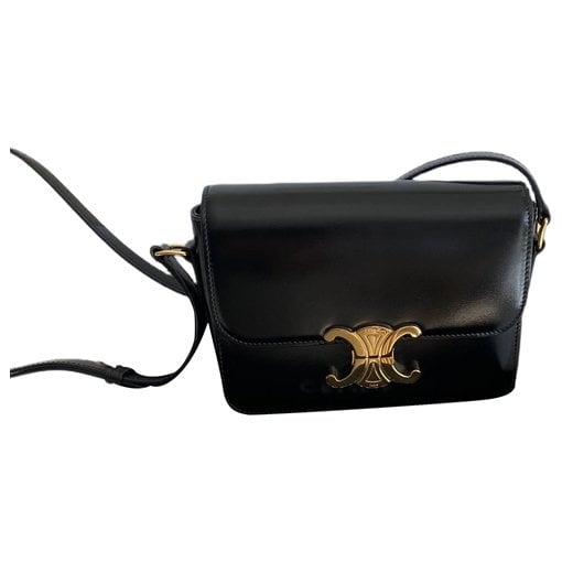 Triomphe leather handbag