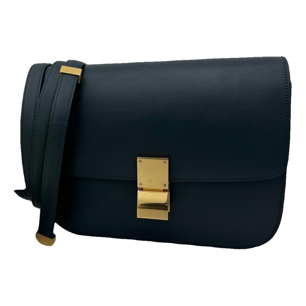 Classic leather crossbody bag