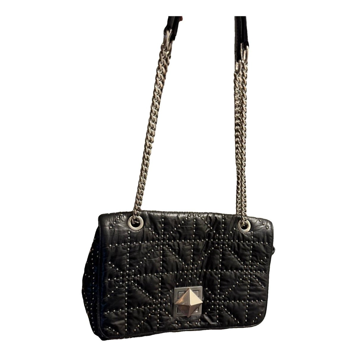 Domino leather handbag