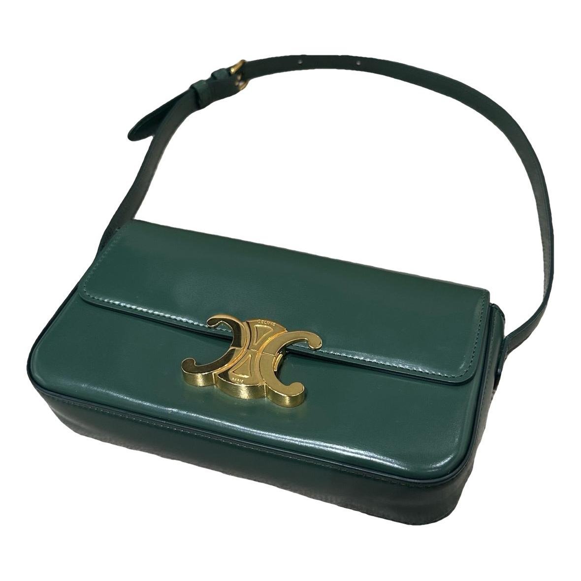 Triomphe leather handbag
