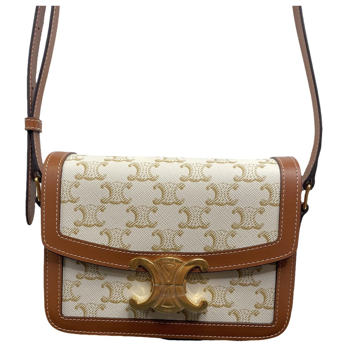 Triomphe cloth crossbody bag