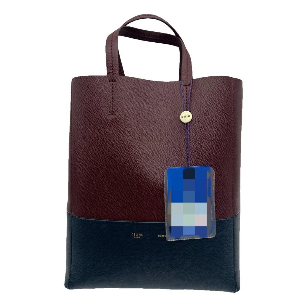 Cabas Vertical leather crossbody bag