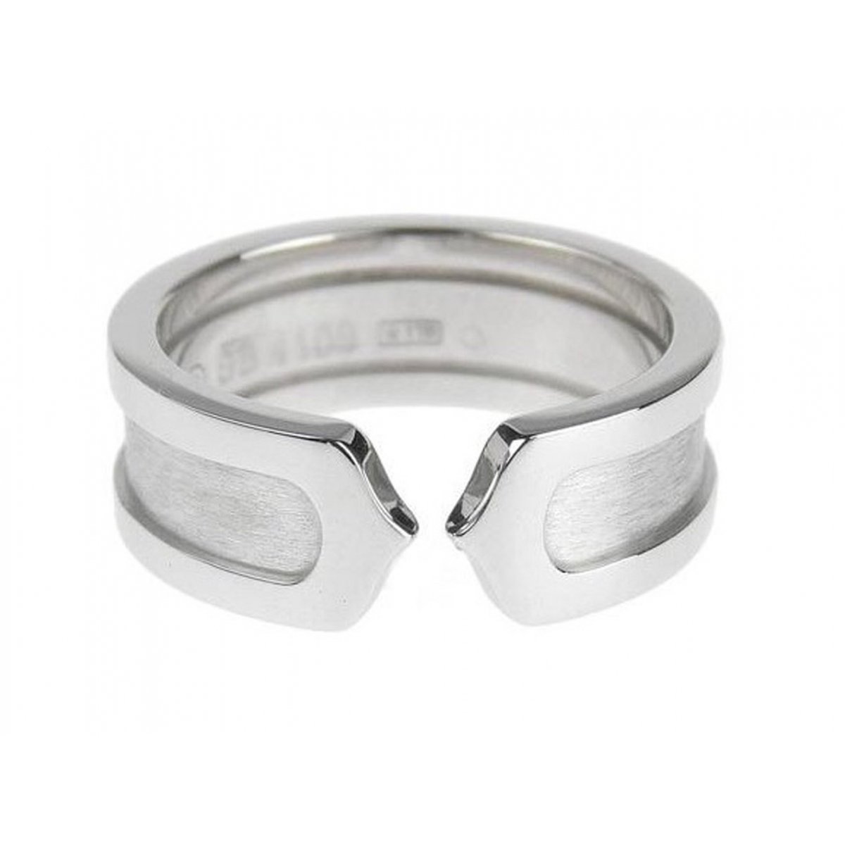 C white gold ring