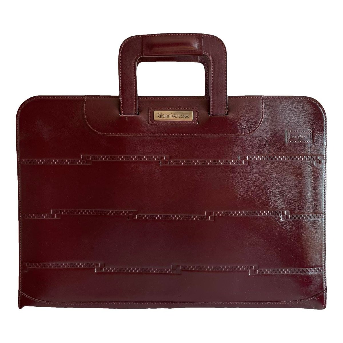 Leather satchel