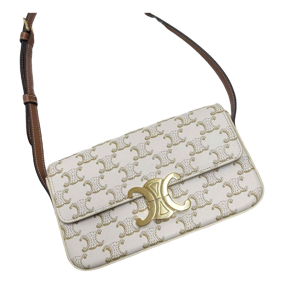 Triomphe leather handbag