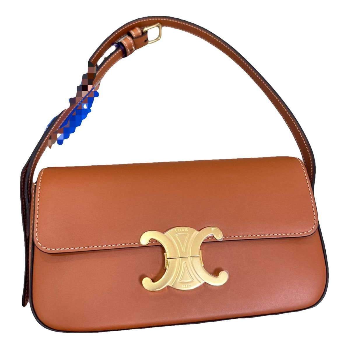 Triomphe Long leather handbag