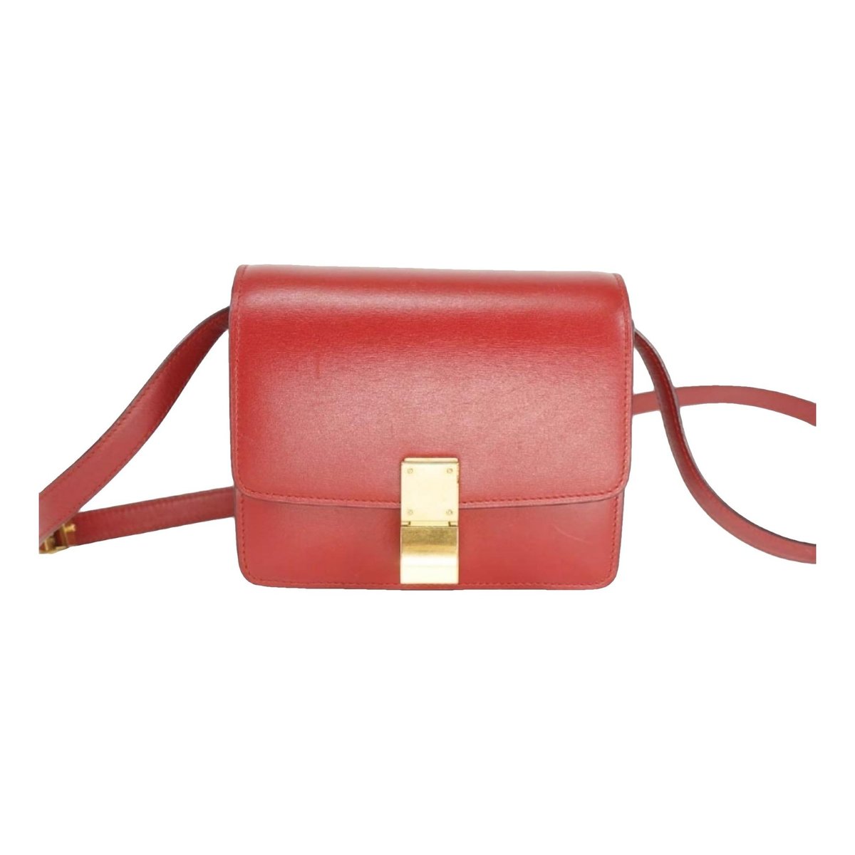 Classic leather crossbody bag