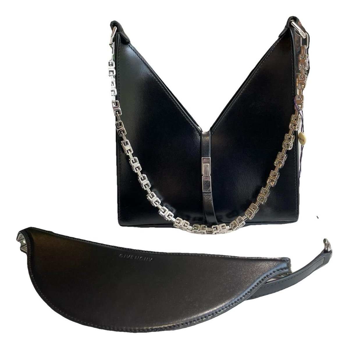 Cut Out leather handbag