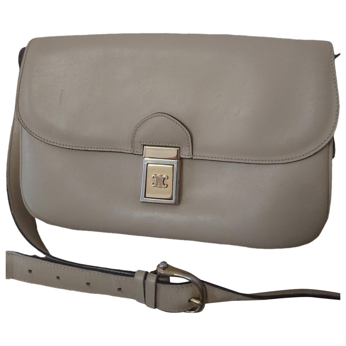 Triomphe leather handbag