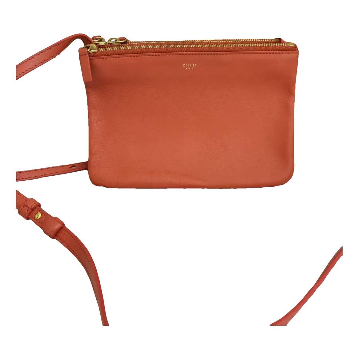 Trio leather crossbody bag