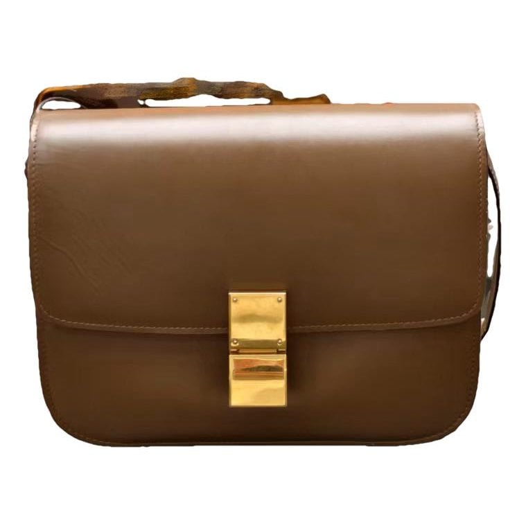 Classic leather handbag
