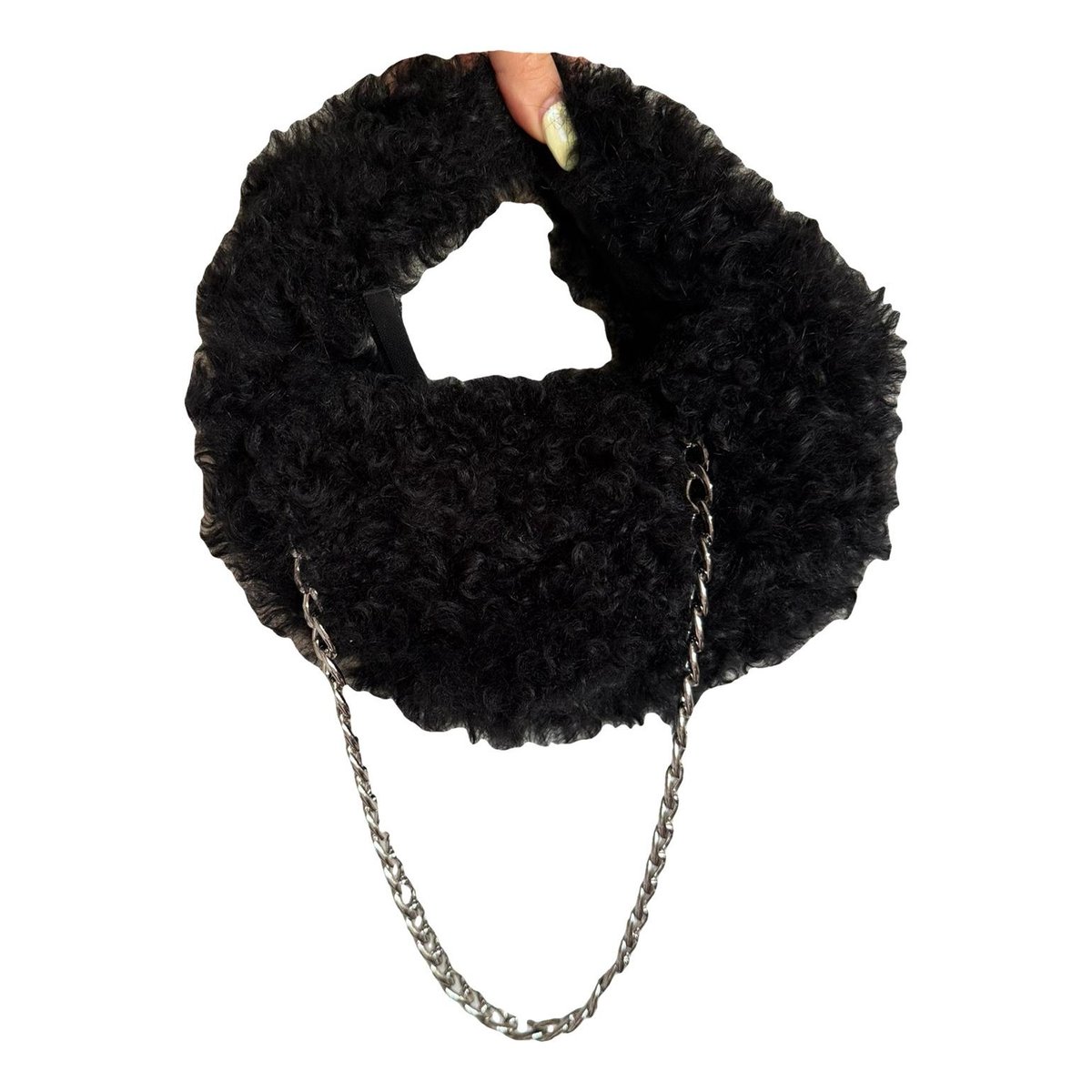 Faux fur mini bag