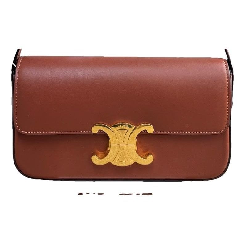 Triomphe Long leather handbag