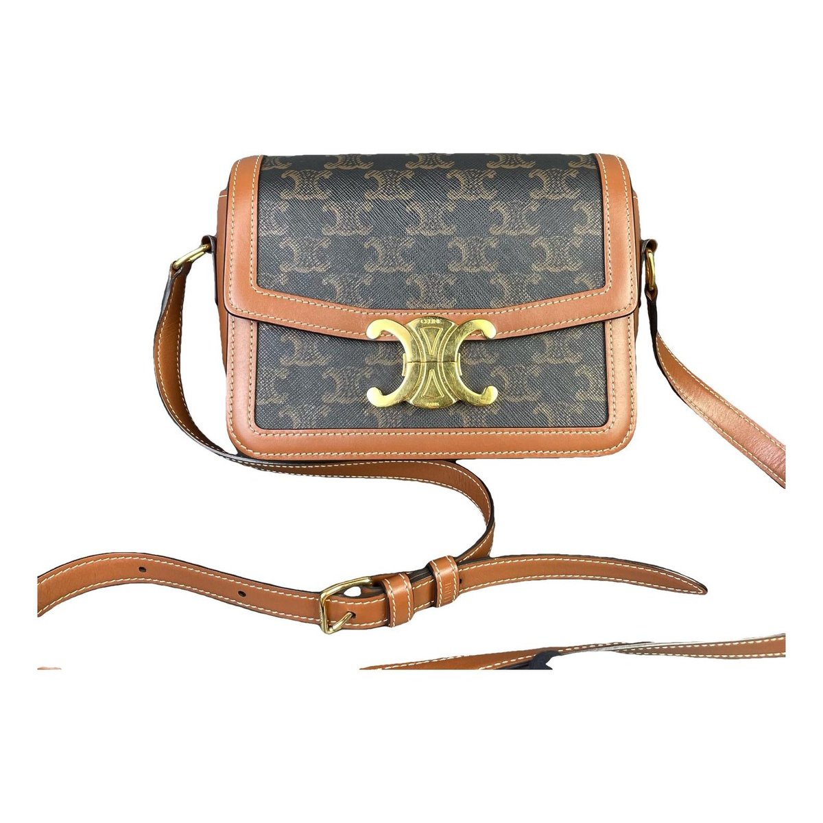 Triomphe cloth handbag