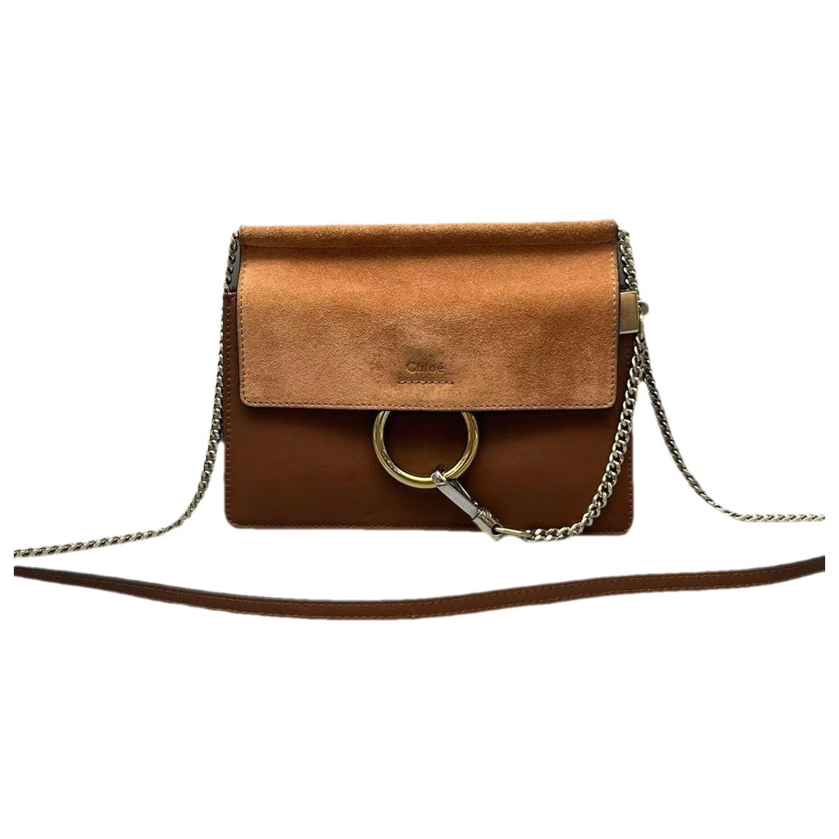 Faye leather crossbody bag