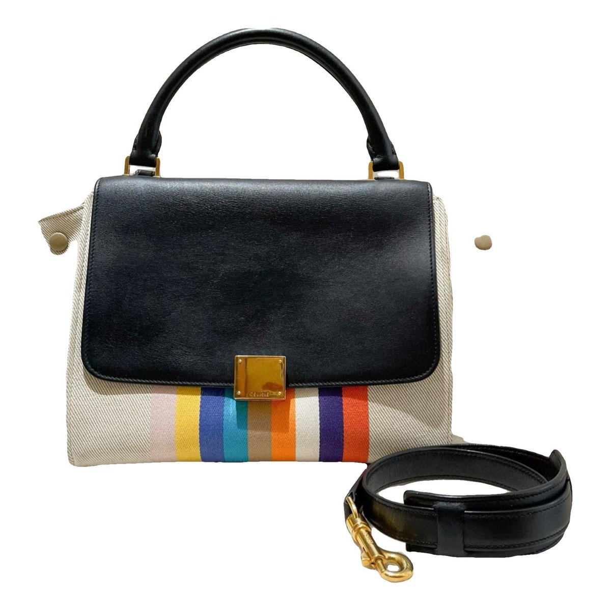 Belt leather handbag