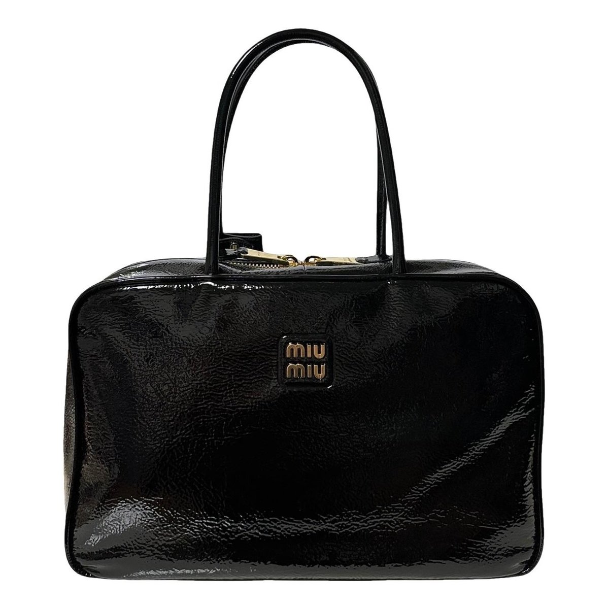 Beau patent leather tote