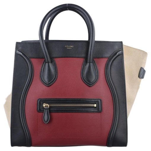 Luggage leather handbag