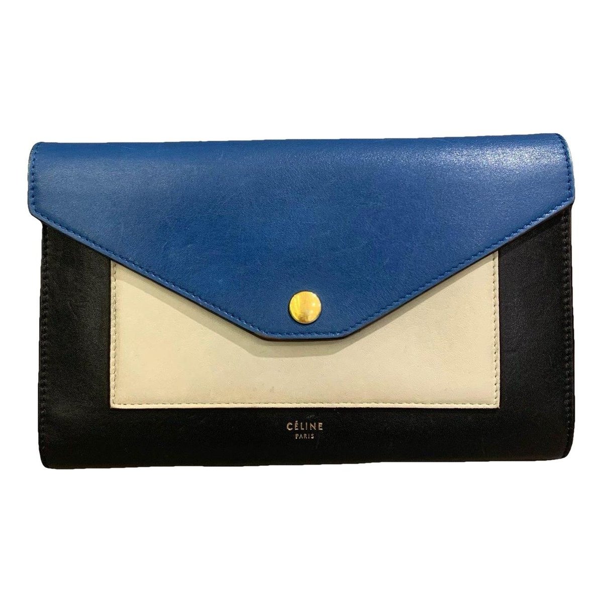 Pocket leather handbag