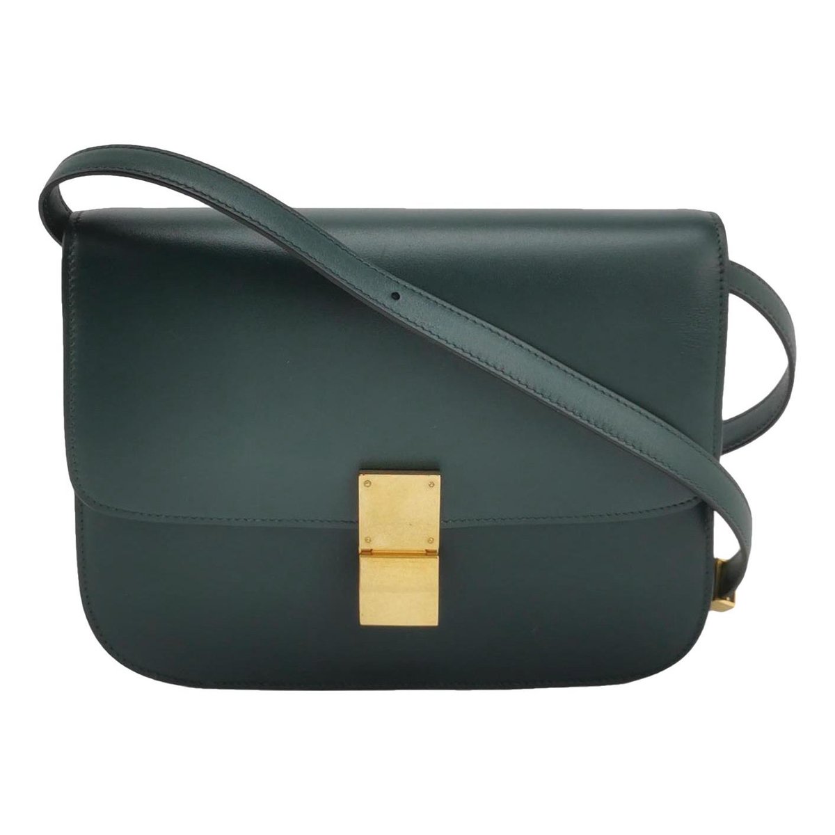 Classic leather crossbody bag