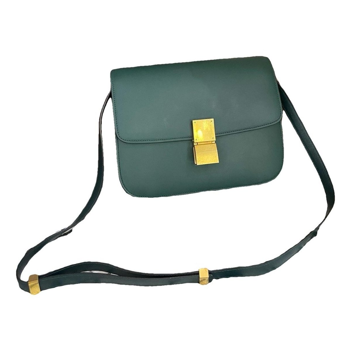 Classic leather crossbody bag