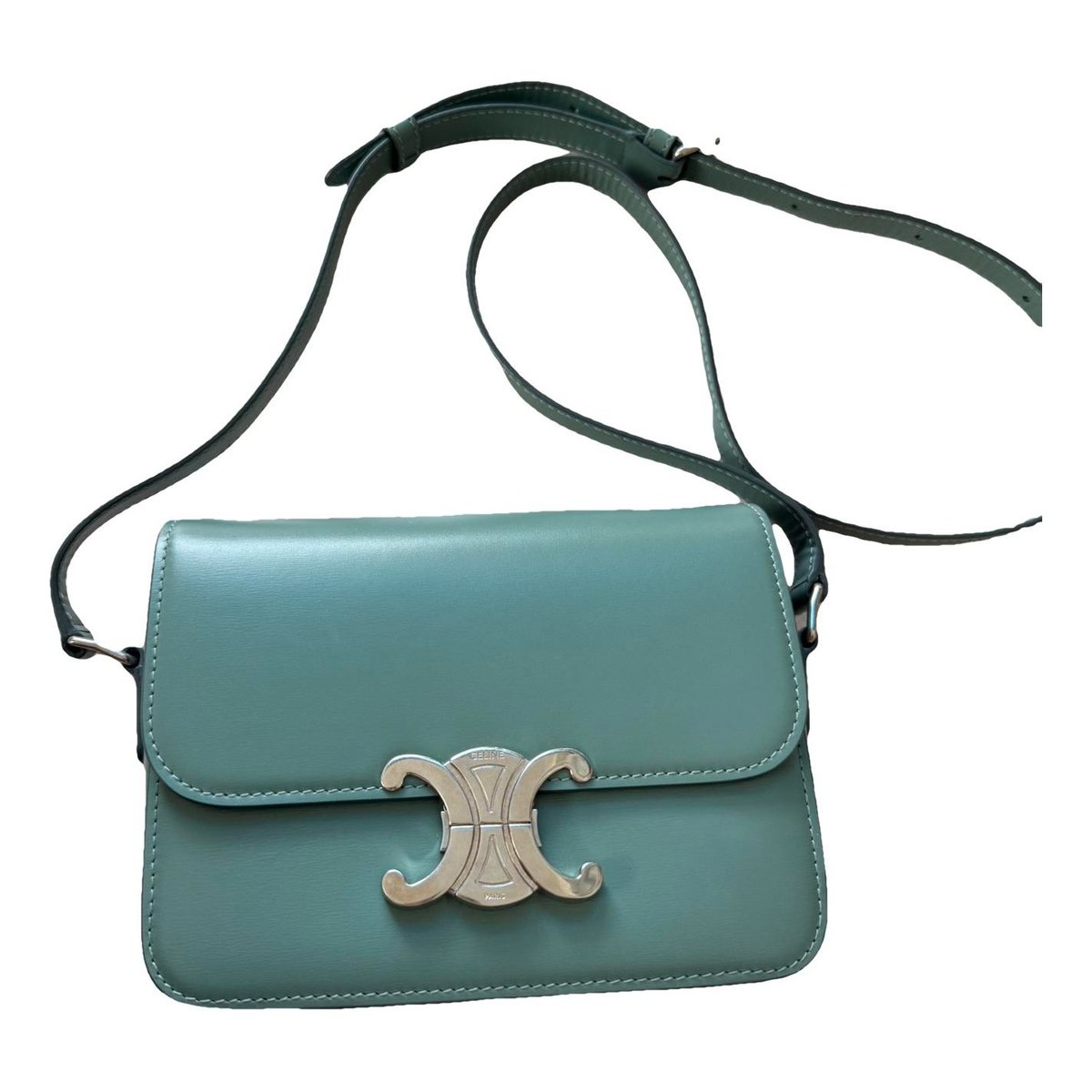 Triomphe leather handbag