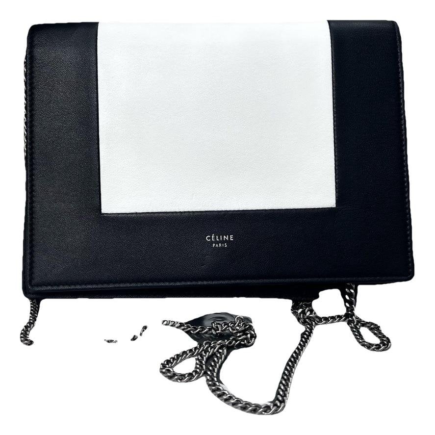 Frame leather crossbody bag