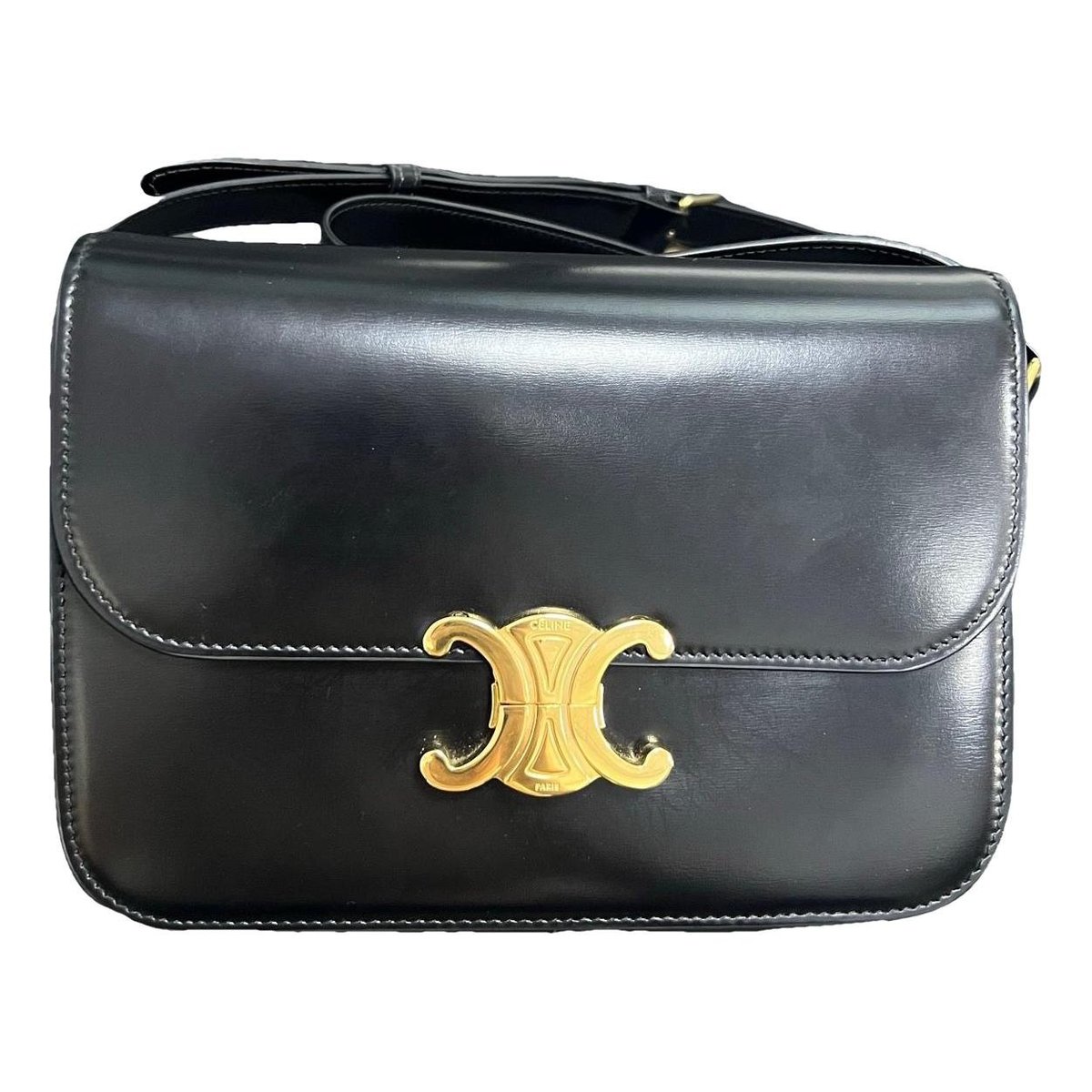 Triomphe leather handbag