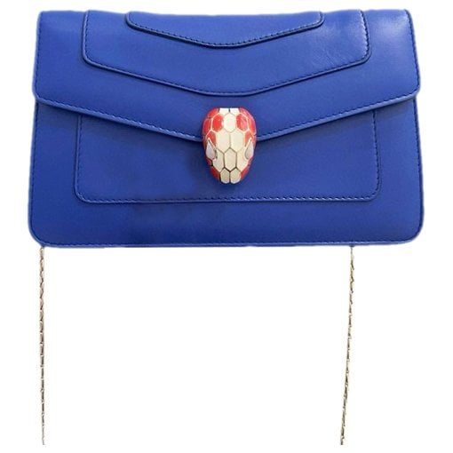 Serpenti leather handbag