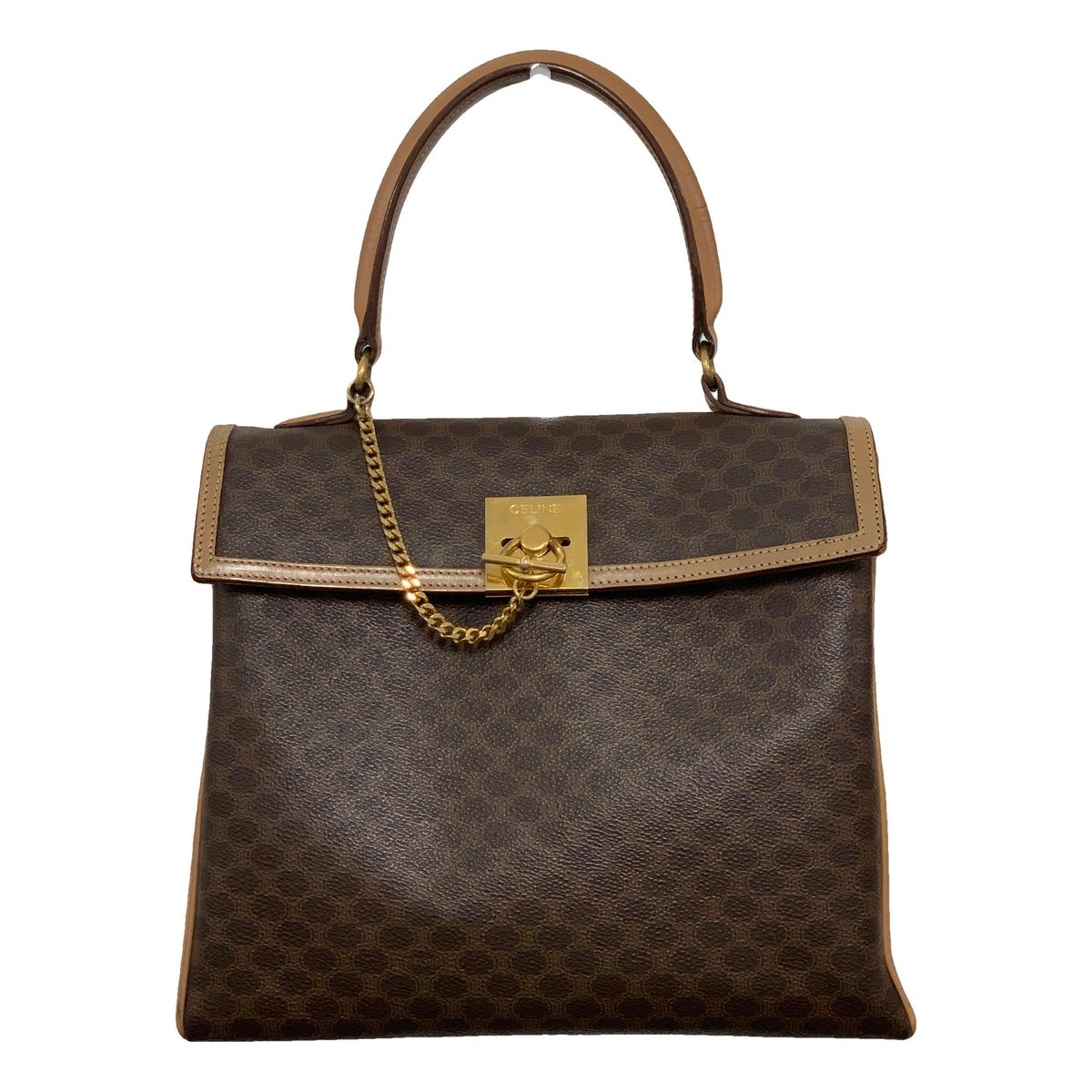Triomphe Vintage leather handbag