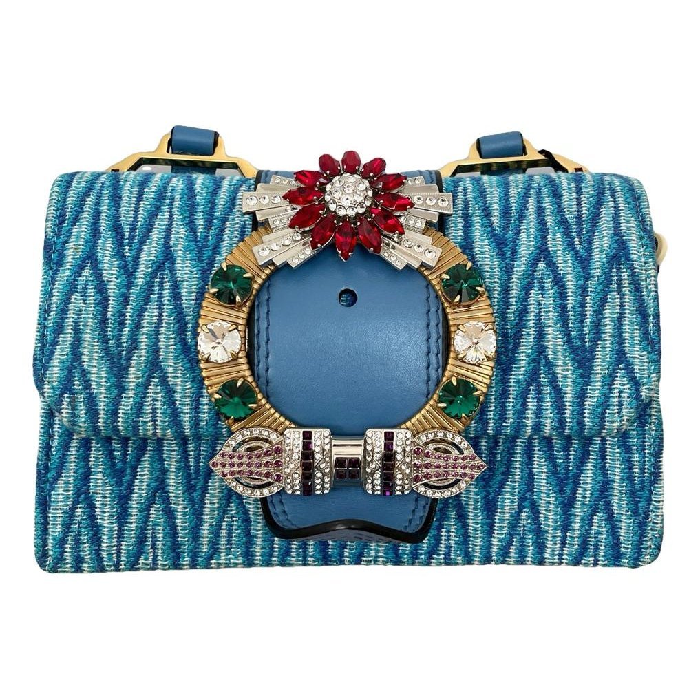 Miu Lady cloth handbag