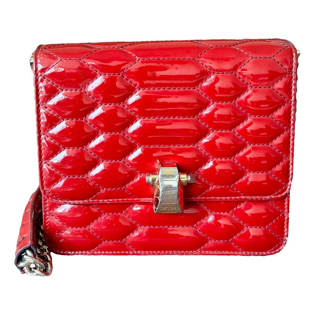 Patent leather crossbody bag