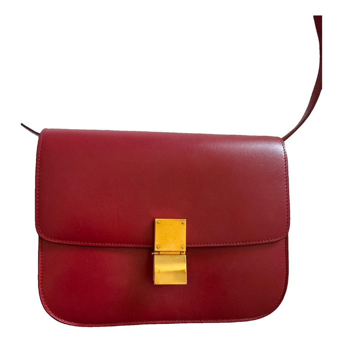 Classic leather crossbody bag