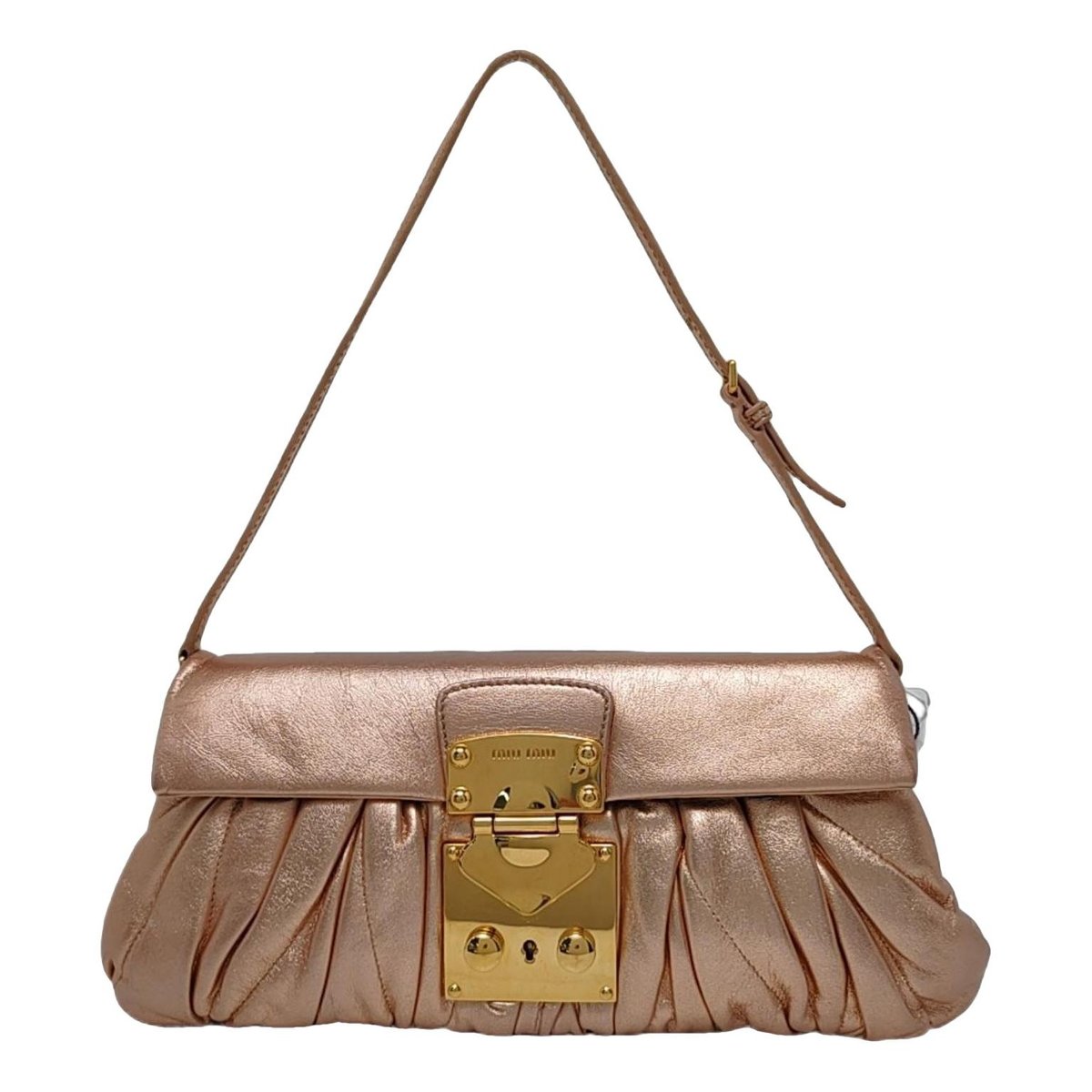Miu Confidential leather handbag